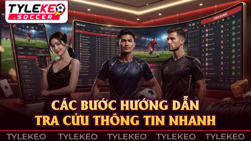 Thao tác tra cứu bảng kèo bóng đá mượt mà